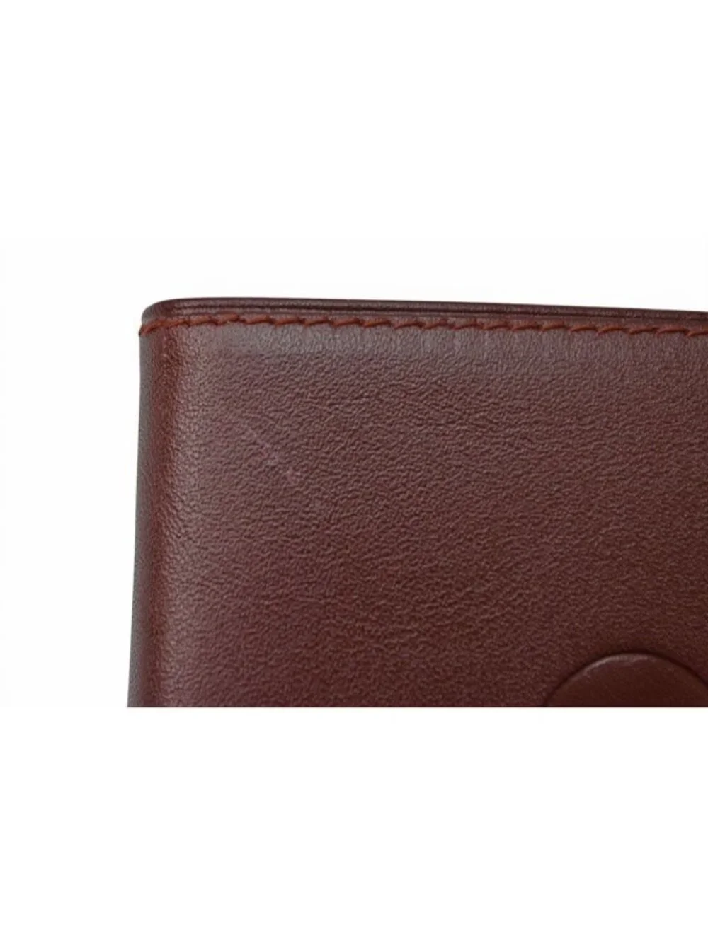 Cartier Fold Wallet Bifold Vintage Must de Cartier Bordeaux